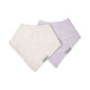 Juddlies - Breathe EZE 2PC Bandana Bib Lavender + Rosewater