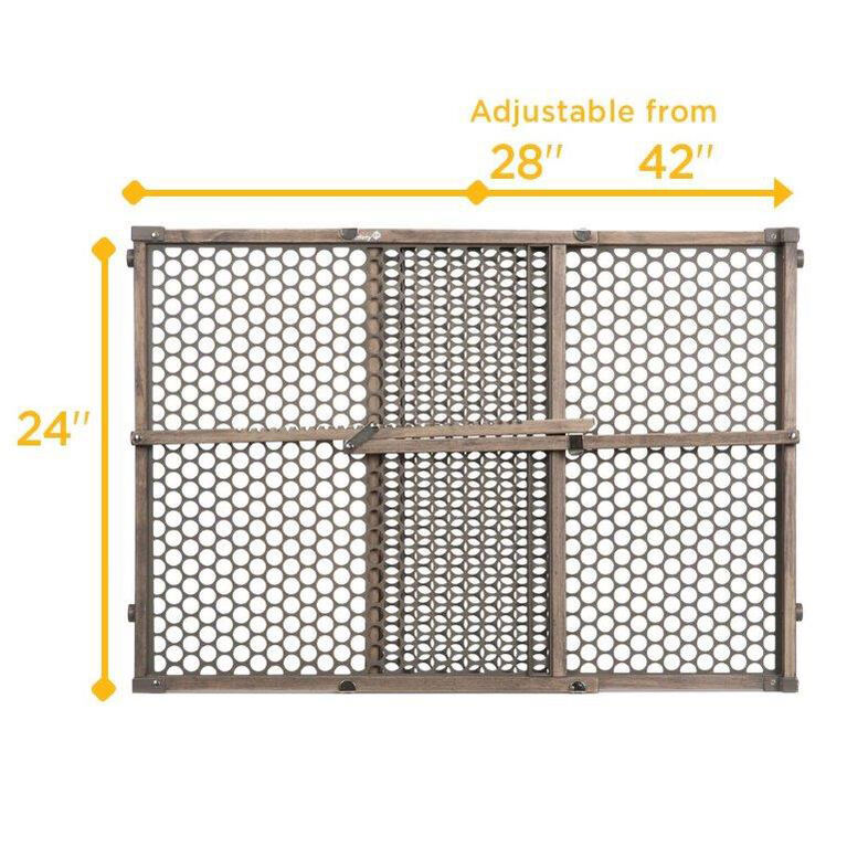 Safety 1st Wood Security Gate - Vintage Grey