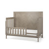 Child Craft Kieran 4-in-1 Convertible Crib, Crescent Gray