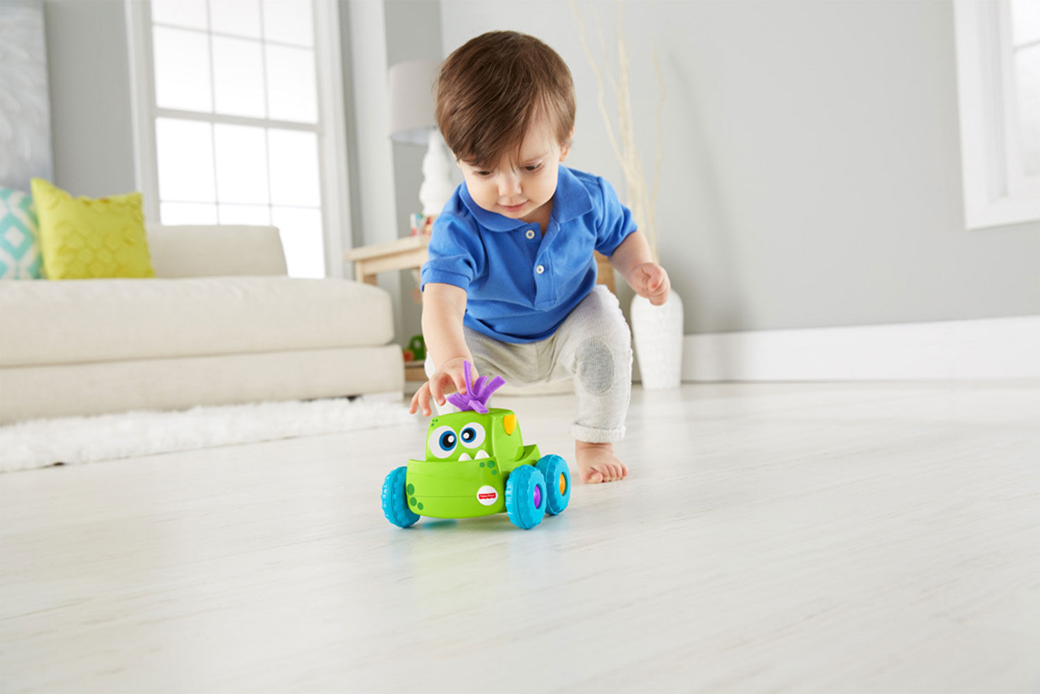 fisher price push and go monster truck