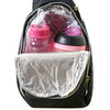 Fisher Price Hobo Diaper Bag, Gold Trim Black