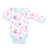 Koala Baby 4Pk Long Sleeve Bodysuit Foxy Floral, 0-3 Months