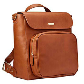 JJ Cole Brookmont Backpack Baby Diaper Bag - Cognac