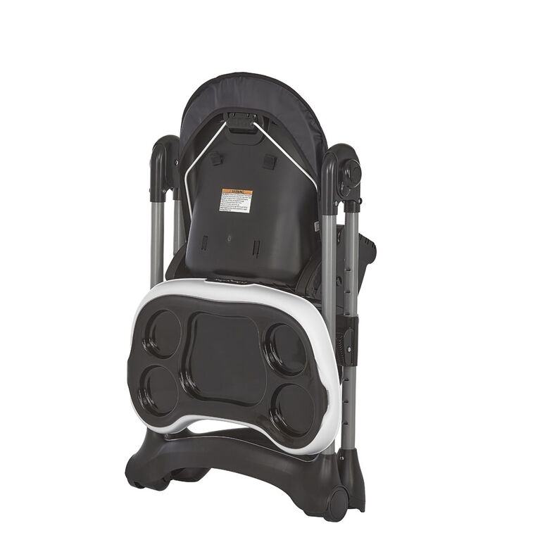 Solid Times Lightweight Portable Highchair-Black