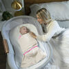 HALO SleepSack Swaddle - Ideal Temp - Oatmeal/Pink Small 3-6 Months