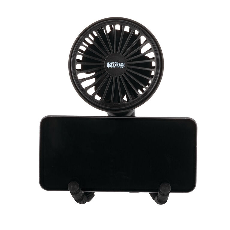 Ventilateur Portatif a pied flexible de Nuby - Noir