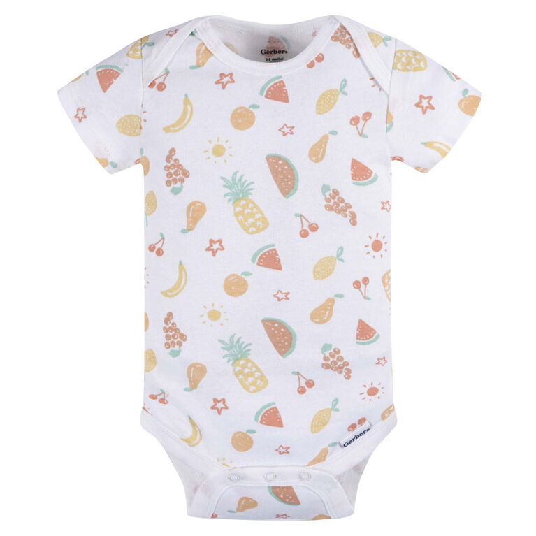 Gerber Childrenswear    Lot de 3 body manches courtes Rose Clair  0-3 Mois