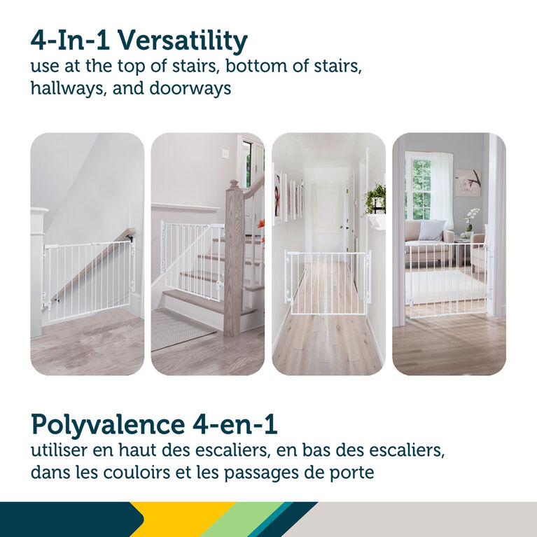 Safety 1st Ready To Install Everywhere Gate - White