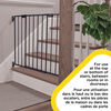 Safety 1st  Barrière en métal extensible Haut des escaliers - Noir