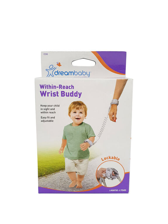 Dreambaby Within-Reach Wrist Buddy - Grey