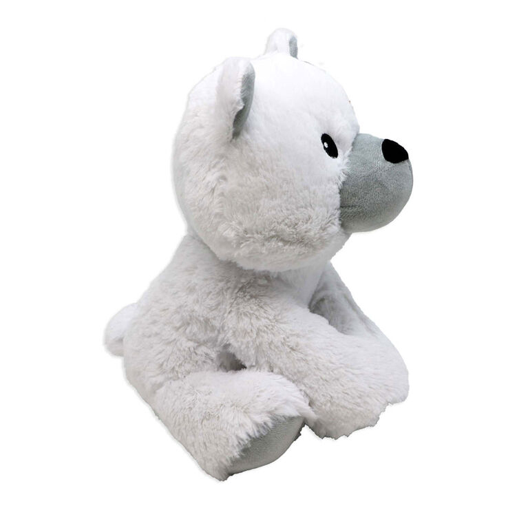 Plushies by Baby Mode Plush White Polar Bear Toy- 11"