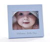 Blue Welcome Little One Photo Frame