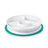 Stick & Stay Divided Plate Teal
