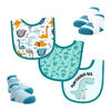 Baby Mode  5 Piece Accessory set : Teal Dinosaur