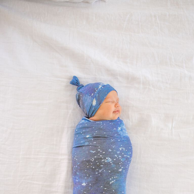 Copper Pearl Galaxy Top Knot Hat