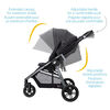 Gia XP 3-Wheel Travel System - Midnight Black