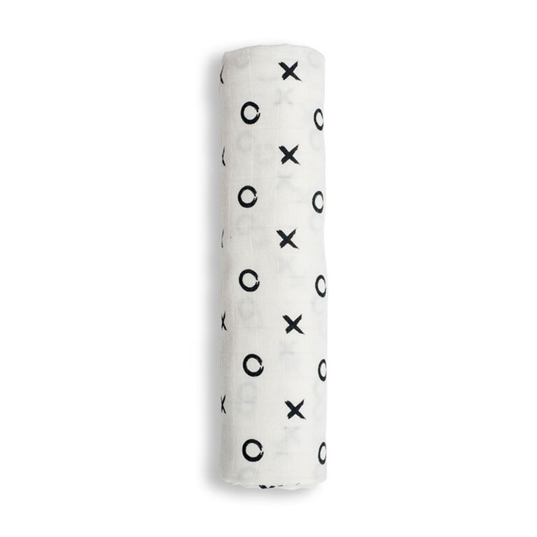 Lulujo Bamboo Muslin Swaddle Blanket - XO