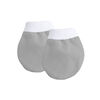 Kushies No-Scratch Mittens Flannel Grey
