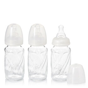 Evenflo Vented + Glass Bottles 3-Pack, 4oz