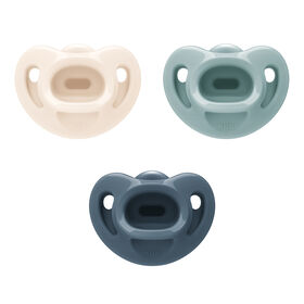 NUK Comfy Pacifier, 0-6M, 3PK