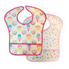 Koala Baby 2 Pack EZ Wipe Toddler Bibs