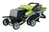 Foundations Splash of Colour Trio Sport 3 Passenger Stroller - Lime