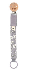 BIBS - Liberty Pacifier Clip Capel Fossil Grey