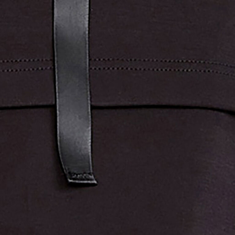 Motherhood -  Long Sleeve Scuba Funnel Nursing Top - Black - XL