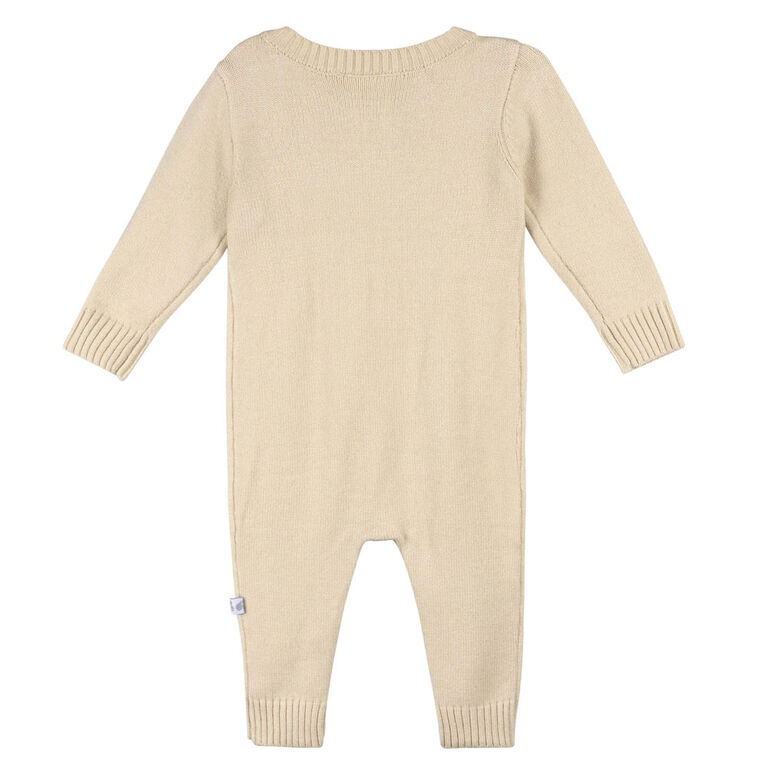 Just Born - Barboteuse en tricot à jambe longue - Tan