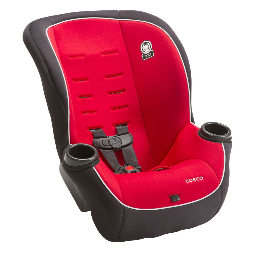 Red cosco shop car seat