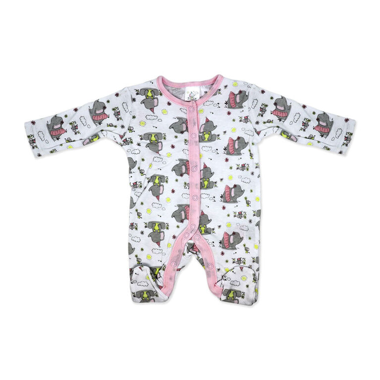 Flump 6 Piece Gift Set: Pink Elephant 0-3M