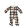 Baby Mode Plush Sleeper: Tan Plaid