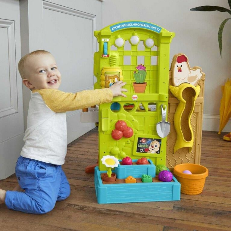 Fisher-Price Laugh and Learn Grow-the-Fun Garden to Kitchen - English and French Version