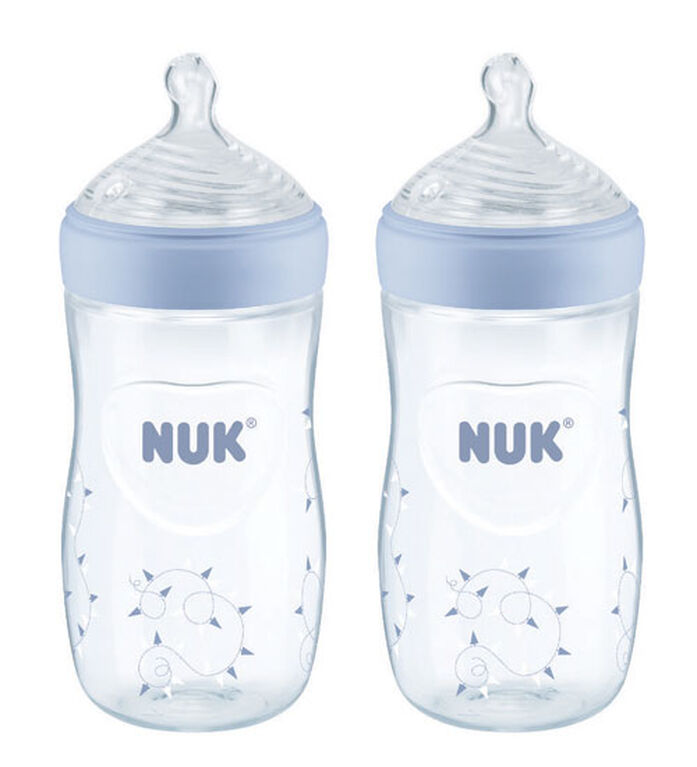 NUK Simply Natural Bottle 9oz with Design 2Pack Babies R Us Canada