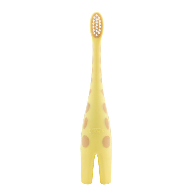 Dr. Brown's - Brosse à dents pour nourrisson à tout-petit, girafe, 0+