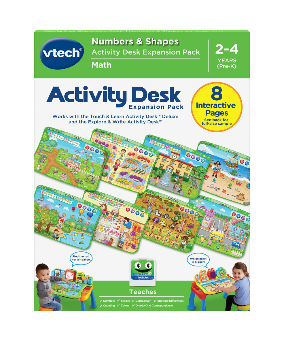 Vtech explore and write deals activity desk expansion pack