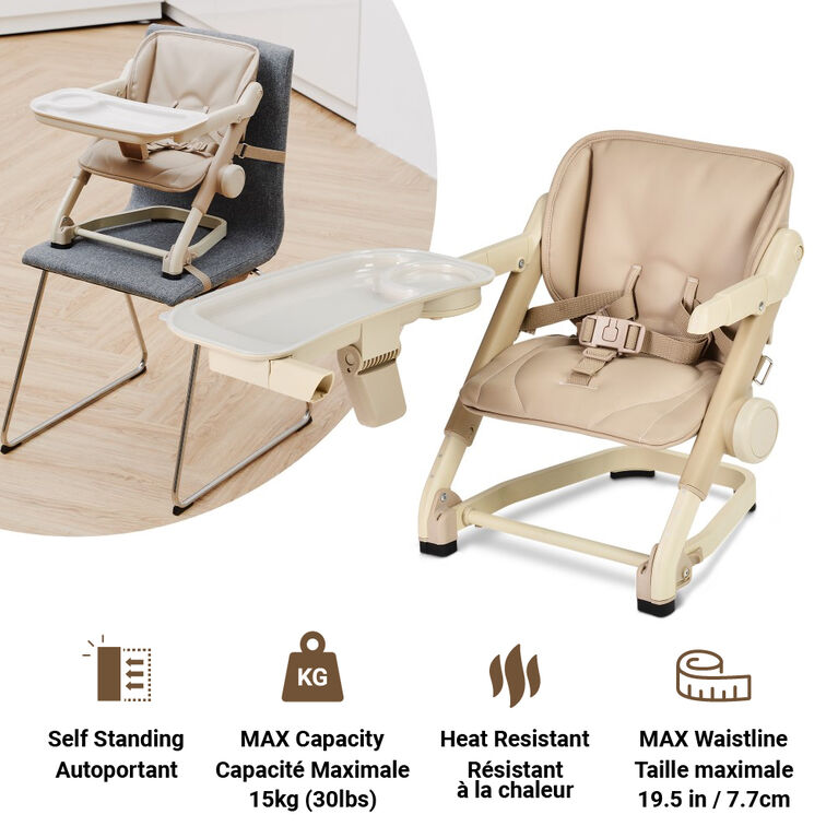 Voltz Toys Unilove Feed Me 3-in-1 Booster, Milk Tea