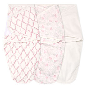 Couverture à Emmailloter Easy Aden + Anais Essentials Arts + Craft 0-3 M, Lot de 3