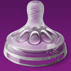 Philips Avent Natural Baby Bottle Nipple, Slow Flow Nipple 1M+, 2-Pack