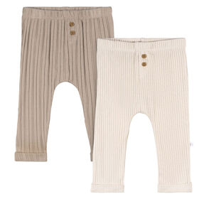 Just Born - Lot de 2 pantalons - Tan