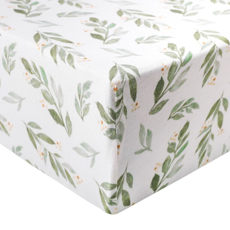 Fern Premium Crib Sheet