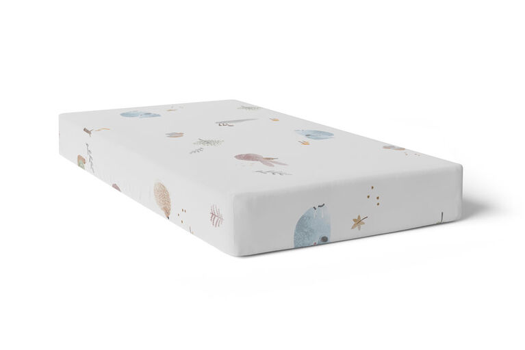 Kushies - Percale Dream crib sheet Forest
