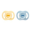 Tommee Tippee Ultra-light StayPut Pacifier, 0-6m, 2 Count, One-Piece Silicone Design