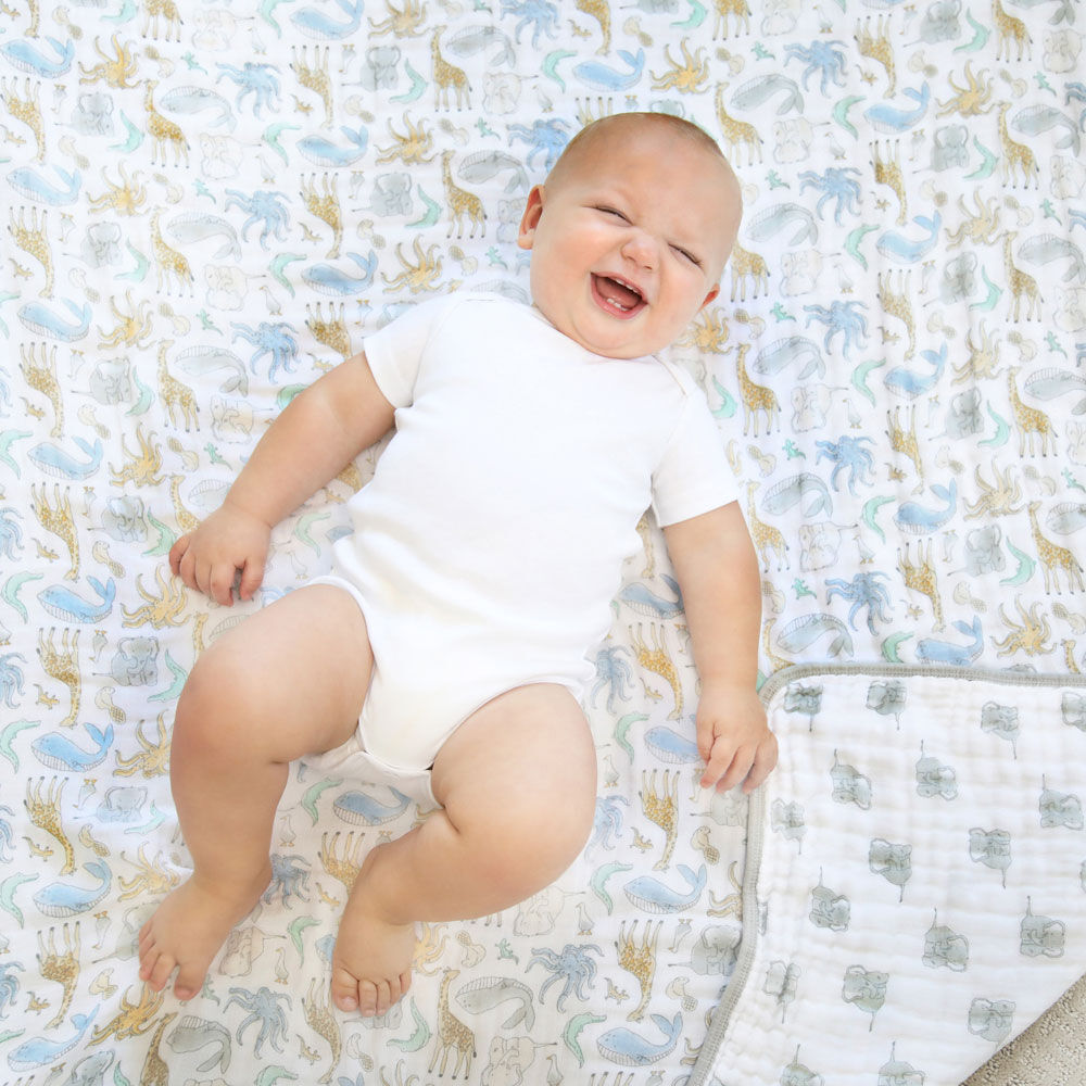 Aden Anais Essentials Muslin Blanket Natural History