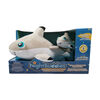 Ensemble NightBuddies and BabyBuddies Requin Beige de 15" and 5" en Peluche Yeux Lumineux