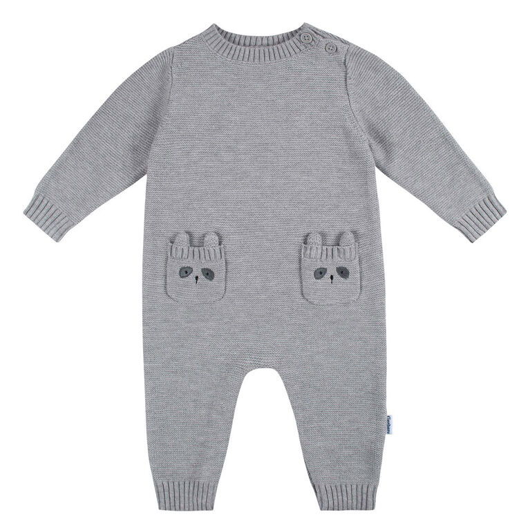 Gerber Childrenswear - 1 Pack Sweater Knit Romper - Raton laveur 3-6 mois