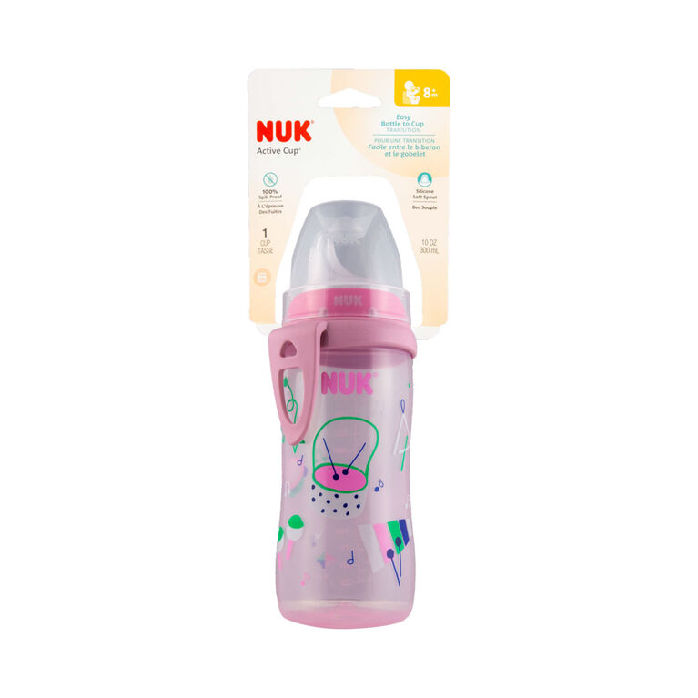 Nuk Active Cup Silicone Spout, Pink
