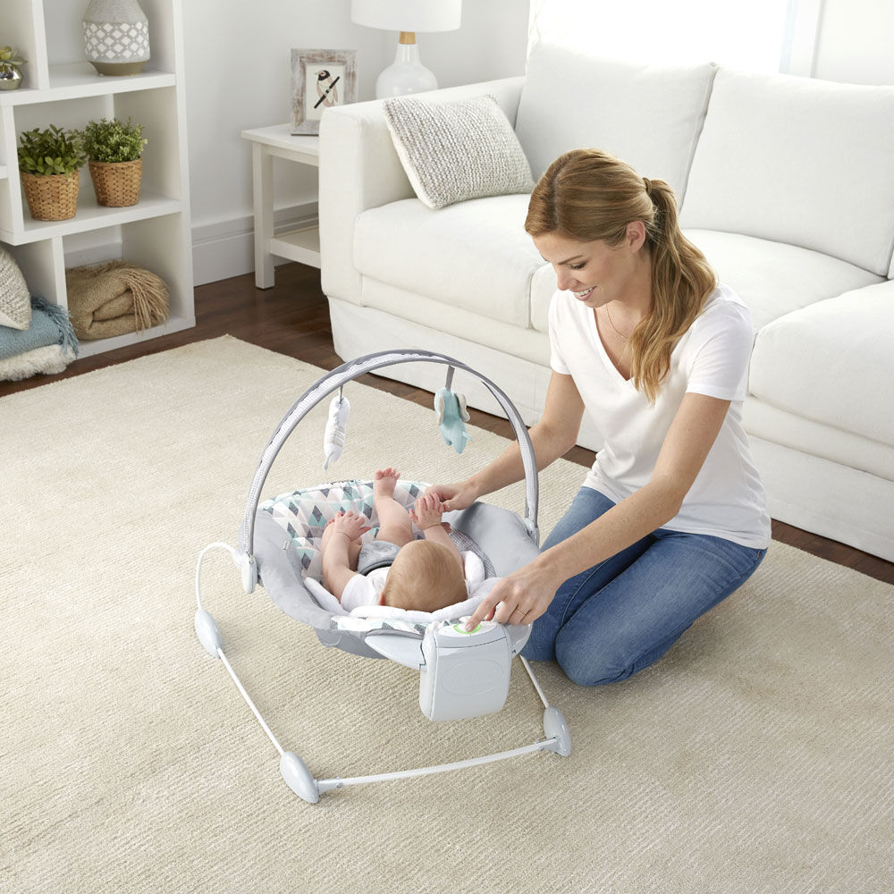 chadwick smartbounce automatic bouncer in grey