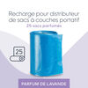 Recharge de sac à couches portable Diaper Genie, 25 sacs.