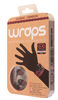 WRAPS - Classic Crimson - Wristband Headphones with Anti-Tangle Storage, and a Crimson Braided Fabric Cable